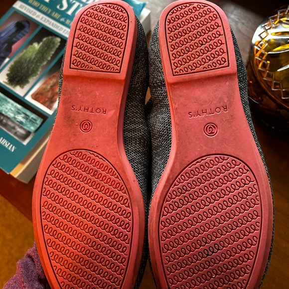 Rothy's Women's Black and Grey Marled Flats - Picture 5 of 5